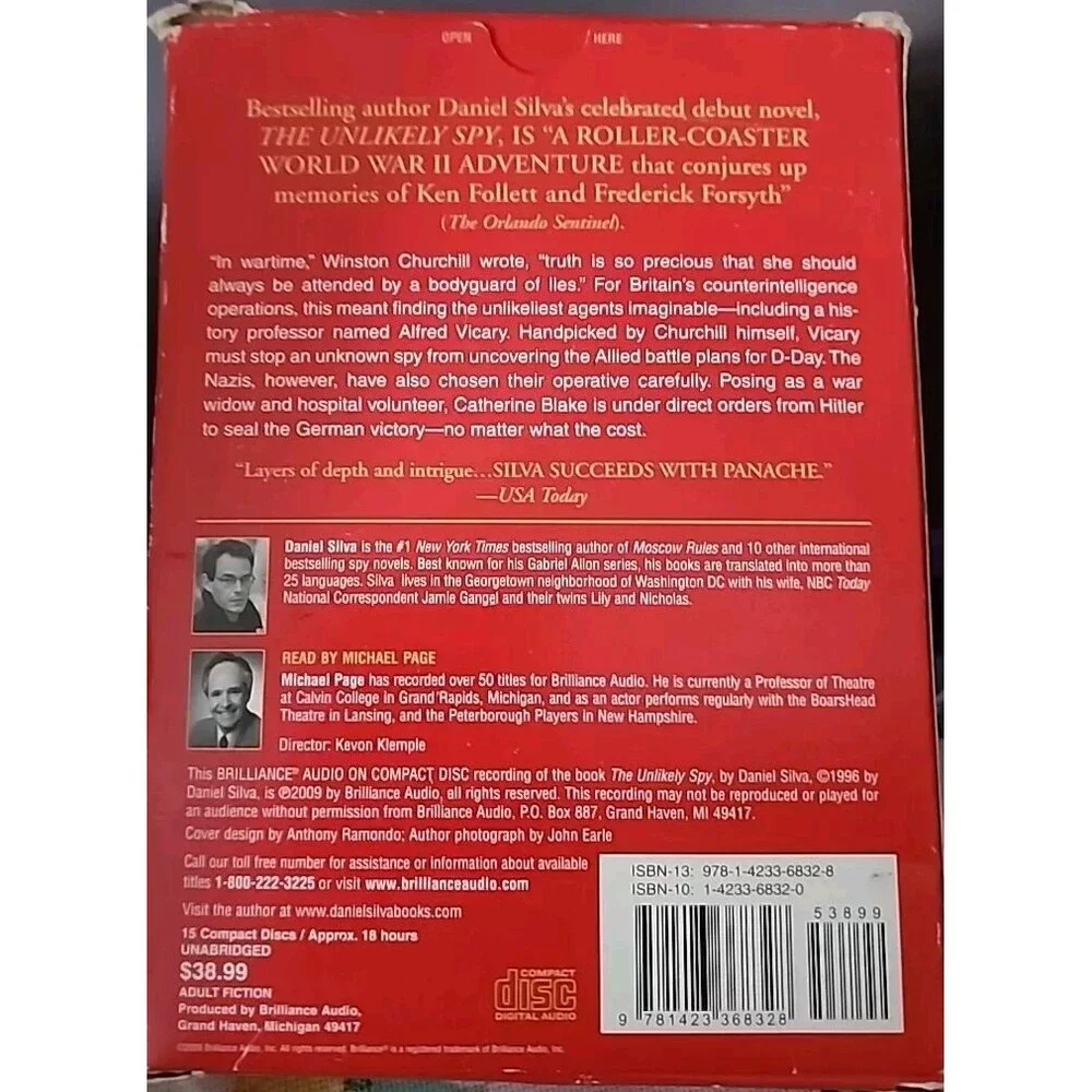 The Unlikely Spy - Audio CD By Silva, Daniel